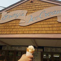 Butter Krunch in a waffle cone Butter Krunch in a waffle cone