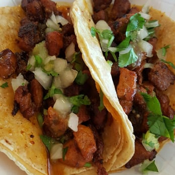 Tacusa - Al pastor dressed with condiments from the condiment bar. - Tacos Near Me - Fort Worth, Texas Tacusa - Al pastor dressed with condiments from the condiment bar. - Tacos Near Me - Fort Worth, Texas