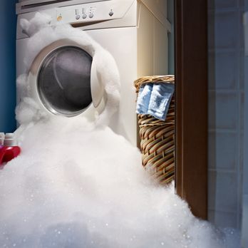 Paul Davis Restoration - a washing machine in a bubble filled room - Damage Restoration Near Me - Virginia Beach, Virginia Paul Davis Restoration - a washing machine in a bubble filled room - Damage Restoration Near Me - Virginia Beach, Virginia