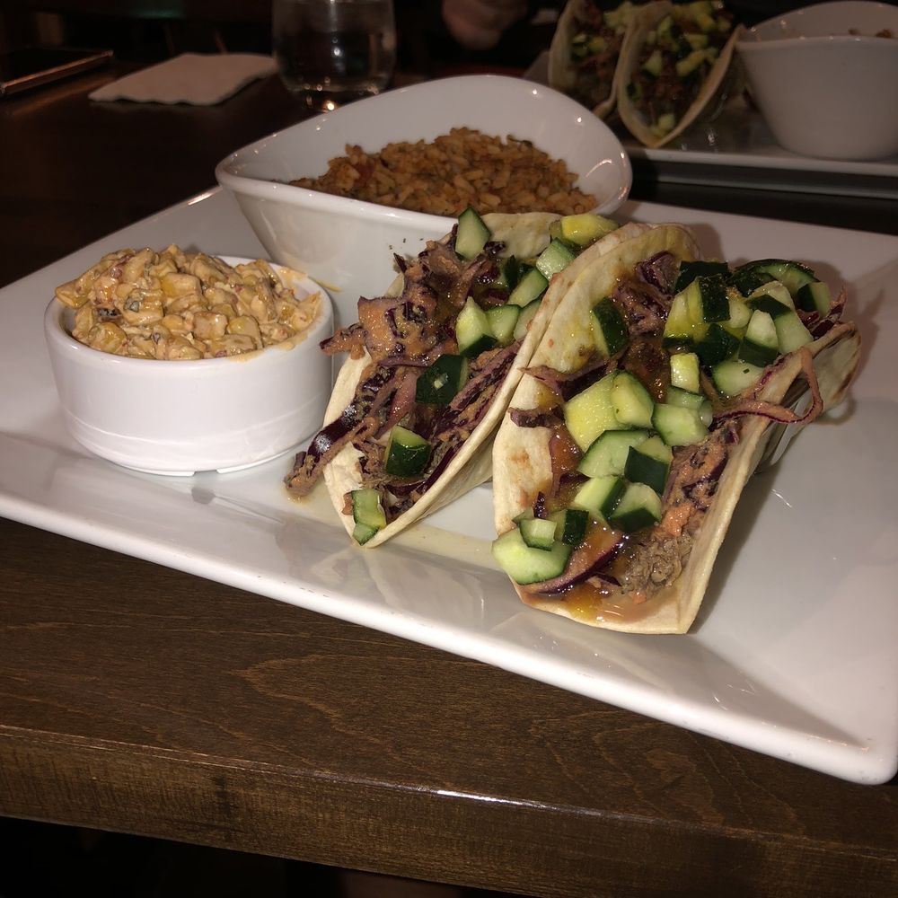Barrel 21 Distillery And Dining - Duck Tacos w/rice and corn - Cocktail Bars Near Me - State College, Pennsylvania Barrel 21 Distillery And Dining - Duck Tacos w/rice and corn - Cocktail Bars Near Me - State College, Pennsylvania