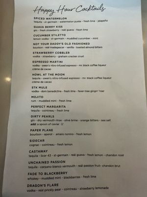 Menu photo 2 STK Steakhouse Aventura, FL Menu photo 2 STK Steakhouse Aventura, FL