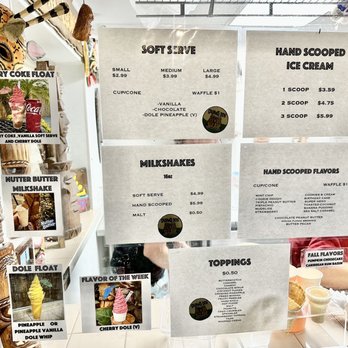 Cabana Boy Ice Cream - Menu Feb 2023 - Ice Cream & Frozen Yogurt Near Me - Wahneta, Florida
