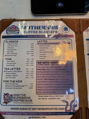 Menu photo 3 Mothership Coffee Roasters Henderson, NV Menu photo 3 Mothership Coffee Roasters Henderson, NV