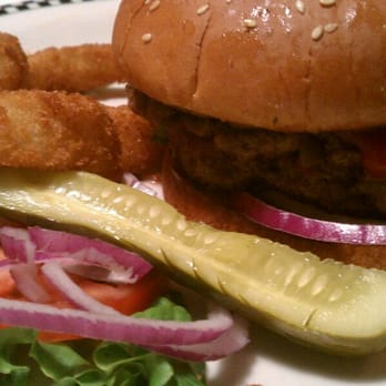 Black Bear Diner Gilbert - bacon burger and onion rings - American Near Me - Gilbert, Arizona