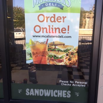 McAlister's Deli - Save time! - Sandwiches Near Me - Greenville, North Carolina