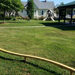Bogart Park - Balance beam and fort