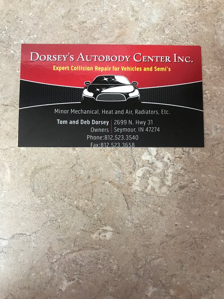 DORSEY’S AUTO BODY CENTER Updated August 2024 2699 N US Highway 31