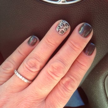 Four Leaf Clover Spa - Color Gel manicure in Slate - Nail Salons Near Me - Middle Village, New York