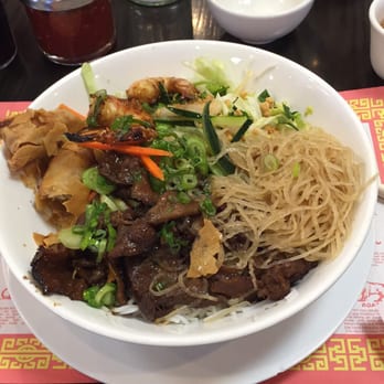 Pho Ha Saigon - B6 vermicelli with marinated grilled pork and shrimp. So delicious! - Vietnamese Near Me - Philadelphia, Pennsylvania