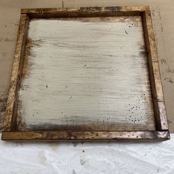Board & Brush Creative Studio - American stain with a khaki dry paint