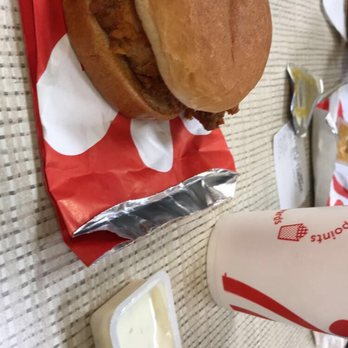Chick-fil-A - Spicy Chicken Sandwich and Buttermilk Ranch Sauce with Lemonade - Fast Food Near Me - Sugar Land, Texas Chick-fil-A - Spicy Chicken Sandwich and Buttermilk Ranch Sauce with Lemonade - Fast Food Near Me - Sugar Land, Texas