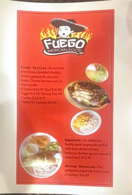 Menu photo 5 Fuego Mexican Food Granbury, TX Menu photo 5 Fuego Mexican Food Granbury, TX
