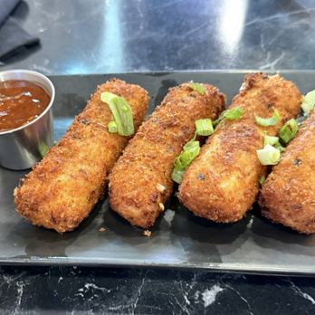 Kai Bistro - Crab Rangoon Mozzarella Sticks (4) - Asian Fusion Near Me - Chattanooga, Tennessee Kai Bistro - Crab Rangoon Mozzarella Sticks (4) - Asian Fusion Near Me - Chattanooga, Tennessee