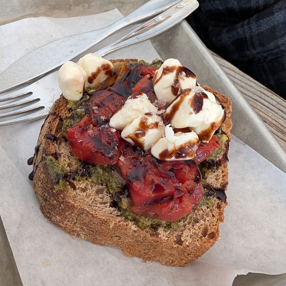 Good Seed Coffee Boutique - Pesto toast - Coffee Roasteries Near Me - Solvang, California Good Seed Coffee Boutique - Pesto toast - Coffee Roasteries Near Me - Solvang, California