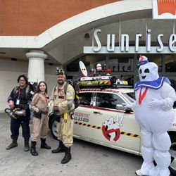 Sunrise Mall - Ghostbusters in front of Sunrise Mall Citrus Heights, California
