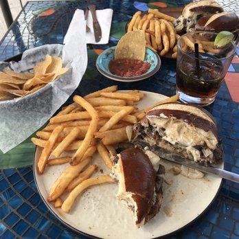 Pepe's Cantina - Pepe burger with fries, tortillas and shelf drink - Mexican Near Me - Clermont, Florida