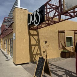 Exterior outside entrance of Licks Ice Cream & Coffee - Tucson, Arizona Exterior outside entrance of Licks Ice Cream & Coffee - Tucson, Arizona