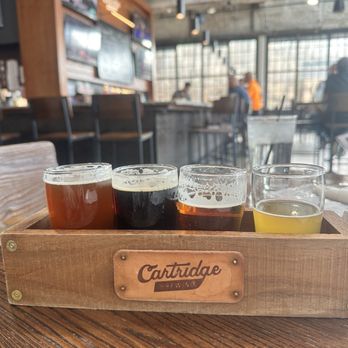 Cartridge Brewing - Flight $10 - Breweries Near Me - Maineville, Ohio