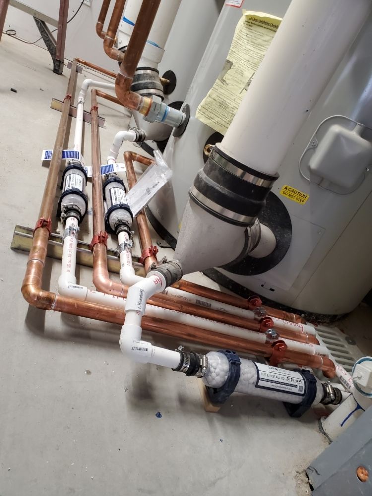 Slide of No Limit Plumbing