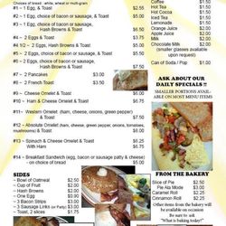 Shining Light Cafe - Updated menu 03.2020