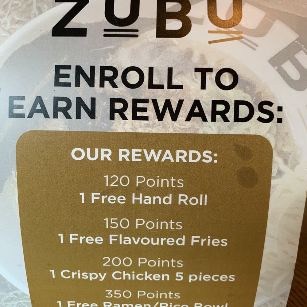 ZUBU - Rewards Program - Ramen Near Me - Burnaby, British Columbia ZUBU - Rewards Program - Ramen Near Me - Burnaby, British Columbia