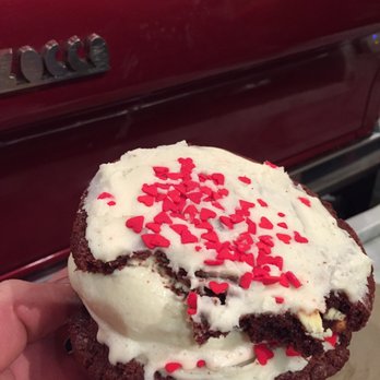 Schmackary's - Red velvet cookie ice cream sandwich for your road to heavenly, great American diabetes - Desserts Near Me - New York, New York Schmackary's - Red velvet cookie ice cream sandwich for your road to heavenly, great American diabetes - Desserts Near Me - New York, New York