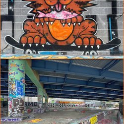 Under The Bridge Skatepark - Under the Bridge Skatepark is chill and spacious.
