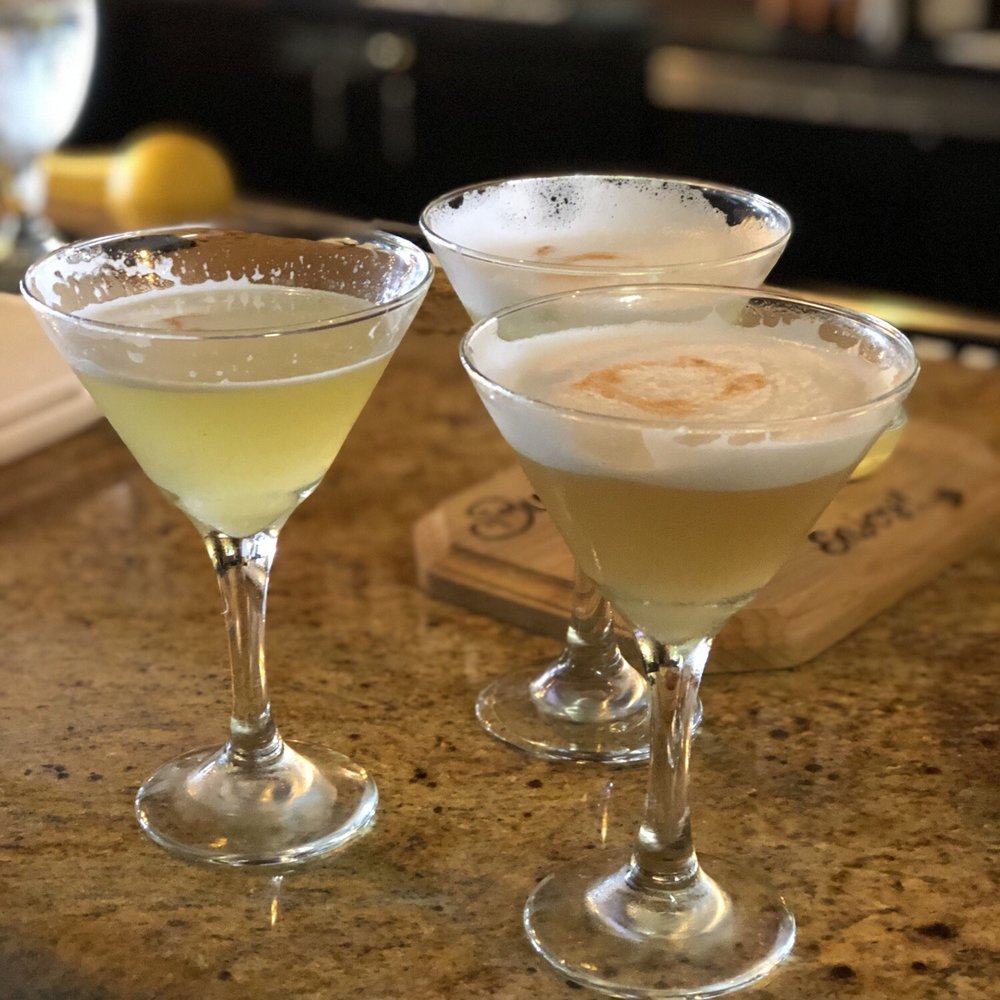 Lima Restaurant and Pisco Bar - Pisco sours. One classic, one mango and one Basil strawberry. All delicious! - Peruvian Near Me - Naples, Florida Lima Restaurant and Pisco Bar - Pisco sours. One classic, one mango and one Basil strawberry. All delicious! - Peruvian Near Me - Naples, Florida