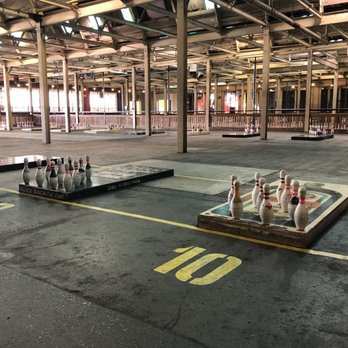 Fowling Warehouse - Empty Fowling Courts in old warehouse...Detroit's Eastside. - Sports Bars Near Me - Hamtramck, Michigan