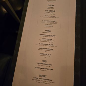 Catch - Menu 12/25 - Seafood Near Me - Las Vegas, Nevada