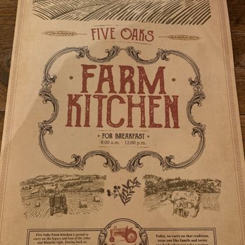 Five Oaks Farm Kitchen - Menu - Breakfast & Brunch Near Me - Sevierville, Tennessee Five Oaks Farm Kitchen - Menu - Breakfast & Brunch Near Me - Sevierville, Tennessee