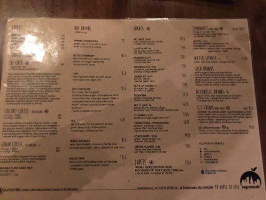 Menu photo 4 Vege Miasto Warsaw, MZ Menu photo 4 Vege Miasto Warsaw, MZ