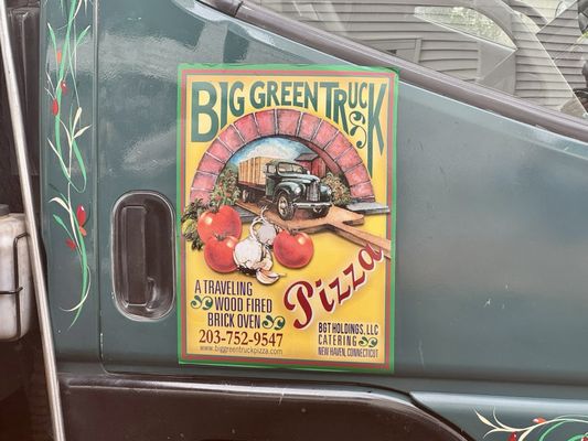 Big Green Truck Pizza by null