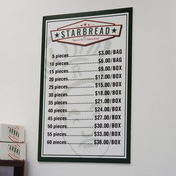 Starbread Bakery - Prices for the senorita bread - Bakeries Near Me - Las Vegas, Nevada
