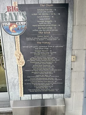 Menu photo 5 Big Ray's Fish Camp & Grille Riverwalk Tampa, FL