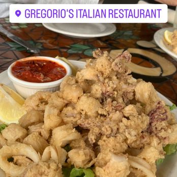 Gregorio's Restaurant - Fried Calamari - Italian Near Me - Carlsbad, California Gregorio's Restaurant - Fried Calamari - Italian Near Me - Carlsbad, California