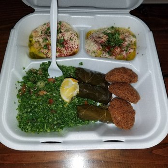 Shawarma Garden - Vegetarian platter - Middle Eastern Near Me - Chicago, Illinois