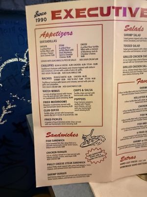 Menu photo 6 Executive Surf Club Corpus Christi, TX Menu photo 6 Executive Surf Club Corpus Christi, TX