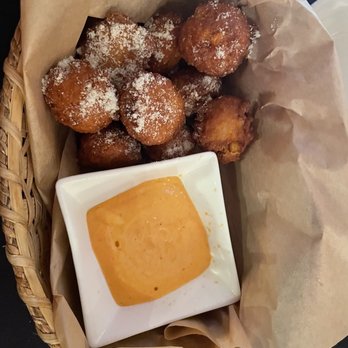 Cafe Homestead - Corn fritters - American Near Me - Waco, Texas Cafe Homestead - Corn fritters - American Near Me - Waco, Texas