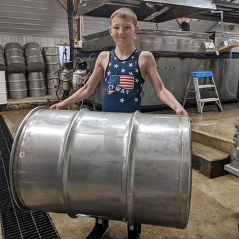 Baird Farm Maple Syrup - My son Josiah, wrestling singlet and all, picking up a full drum of syrup. (Kidding, it was only 3/4 full, lol) - Specialty Food Near Me - Chittenden, Vermont Baird Farm Maple Syrup - My son Josiah, wrestling singlet and all, picking up a full drum of syrup. (Kidding, it was only 3/4 full, lol) - Specialty Food Near Me - Chittenden, Vermont