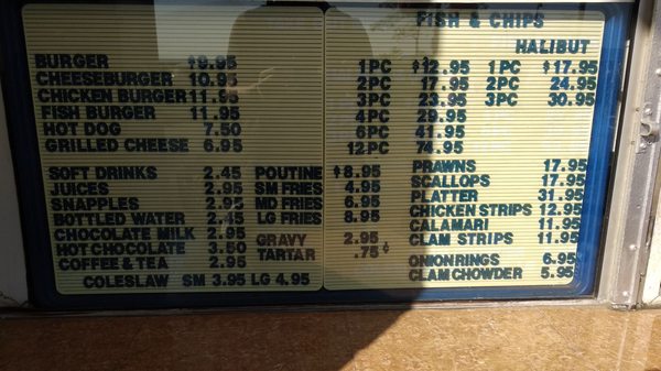 Menu photo 2 Coney Island Seafood White Rock, BC