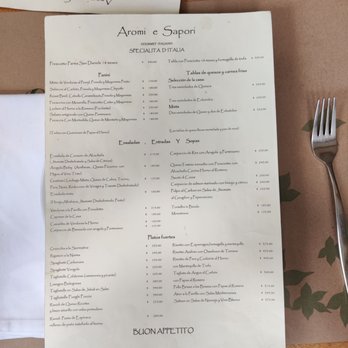 Aromi e Sapori - Menu - Italian Near Me - Ciudad de México, DIF Aromi e Sapori - Menu - Italian Near Me - Ciudad de México, DIF