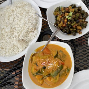 Gorkha Palace Indian Cuisine - Mixed Veg Curry, Aloo Bhindi, Rice - Himalayan/Nepalese Near Me - Minneapolis, Minnesota