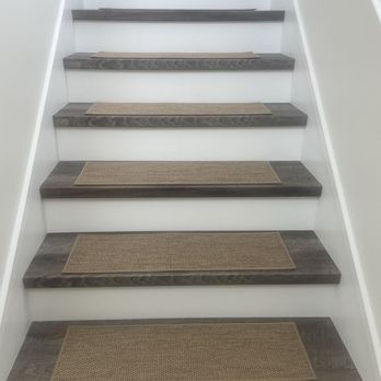 Iconic Floors & More - Stairs! I added carpet treads so my dogs don't slip. - Flooring Near Me - Hemet, California Iconic Floors & More - Stairs! I added carpet treads so my dogs don't slip. - Flooring Near Me - Hemet, California