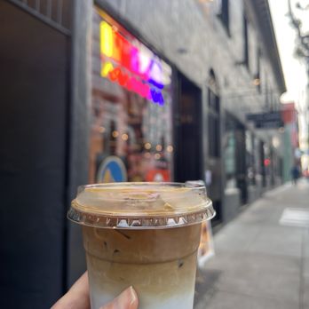Nirvana Soul Coffee - Mahubay ube latte - Cafes Near Me - San Francisco, California Nirvana Soul Coffee - Mahubay ube latte - Cafes Near Me - San Francisco, California