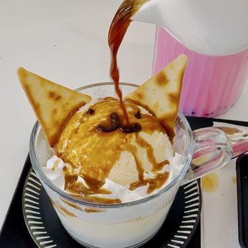 Arcane Maid Cafe - Fun with my affogato - Themed Cafes Near Me - Arcadia, California