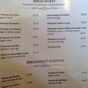 Lupe's Antojitos - Menu, maybe they can spell breakfast but it's still damn good - Mexican Near Me - Bernalillo, New Mexico
