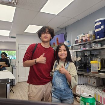 Loveli Tea - Elena and her brother. After providing excellent service and a delicious Thai tea with boba. - Bubble Tea Near Me - Boynton Beach, Florida Loveli Tea - Elena and her brother. After providing excellent service and a delicious Thai tea with boba. - Bubble Tea Near Me - Boynton Beach, Florida
