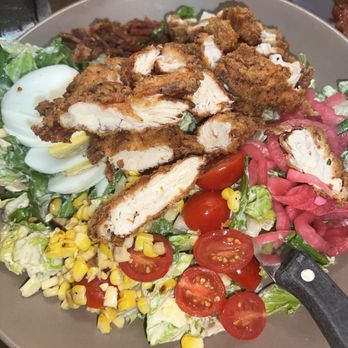 Slater's 50/50 - Southern Fried Chicken Cobb - Burgers Near Me - Denver, Colorado