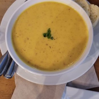 Bear Street Tavern - Large soup (potato) of the day - Pizza Near Me - Banff, Alberta
